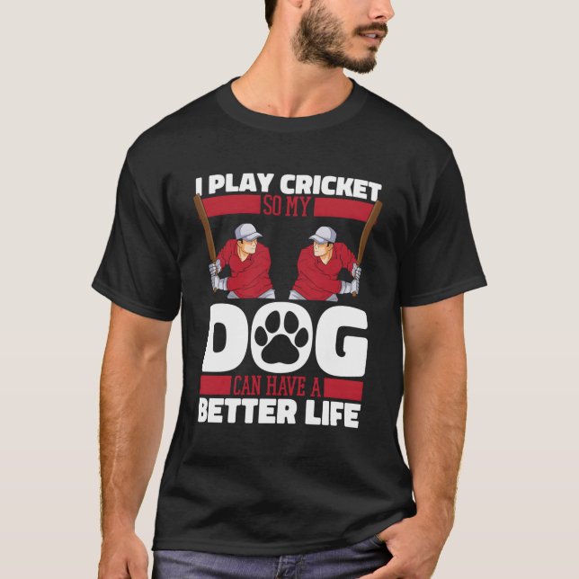 Camiseta Cricket Bats Umpire Cricketing Bowler Cricketer (Frente)