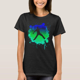 Camiseta Cricket Bowler para Cricketer Retro Boys Cricket 1