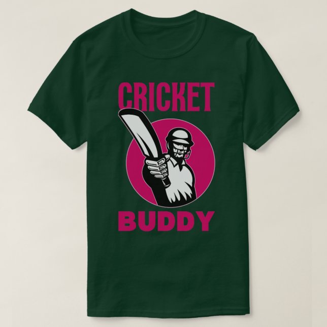 Camiseta Cricket Buddy (Frente do Design)
