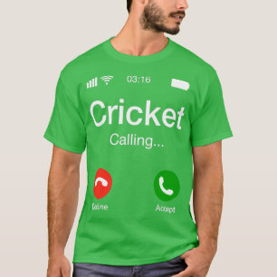Camiseta Cricket Calling Cricket Telefone 2