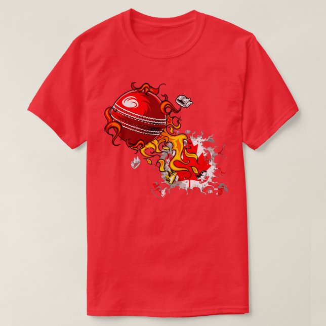 Camiseta Cricket Canada (Frente do Design)