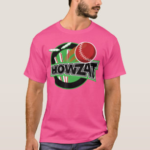 Camiseta Cricket Howzat Wicket Stumps Ball Appeal Esporte