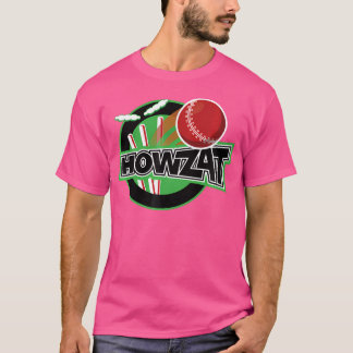 Camiseta Cricket Howzat Wicket Stumps Ball Appeal Esporte