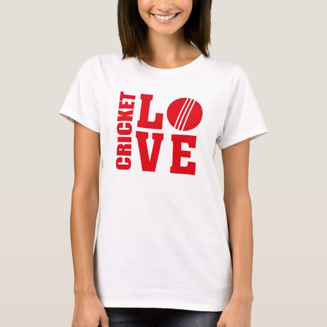 Camiseta Cricket Love, Cricket (Frente)