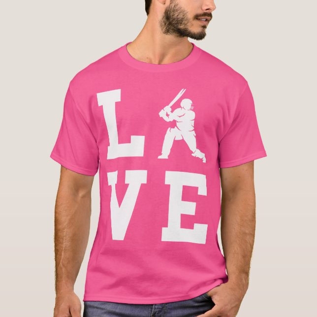 Camiseta Cricket Love Cricketer Cricketer Cricketer B (Frente)