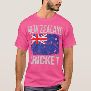 Camiseta Cricket New Zealander, Cricket de Bandeira da Nova