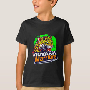 Camiseta Cricket Patriótico dos Guerreiros da Guiana