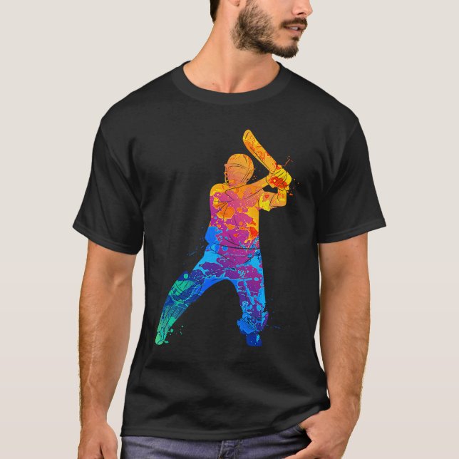 Camiseta Cricket Player Graphic Sports Crickets (Frente)