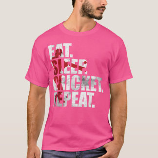 Camiseta Cricket Player Roupa Comer Cricket Repetit Cr