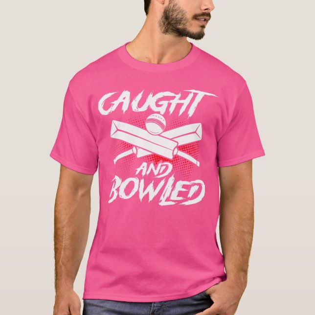 Camiseta Cricket Team De Críquete Pegado E Boliche (Frente)