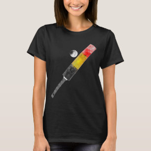 Camiseta Cricket Vintage Bandeira da Bélgica Orgulho dos Be