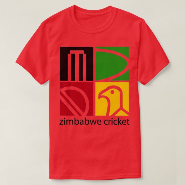 Camiseta Cricket Zimbábue (Frente do Design)