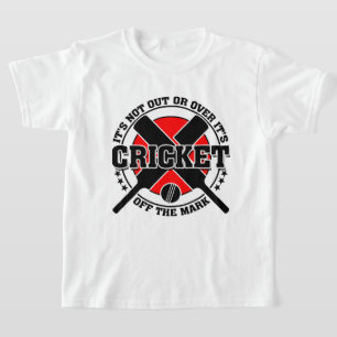 Camiseta Cricketer está fora do críquete