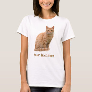 Camiseta Crie A Sua Foto De Gato Gato