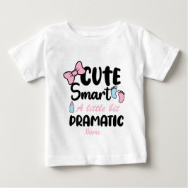 Camiseta Crie a sua inteligência cômoda um pouco dramática