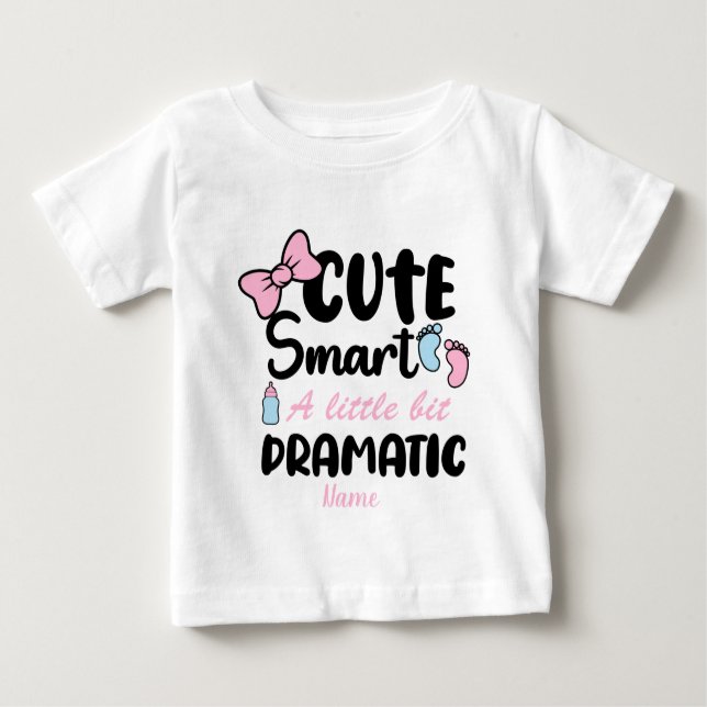 Camiseta Crie a sua inteligência cômoda um pouco dramática (Frente)