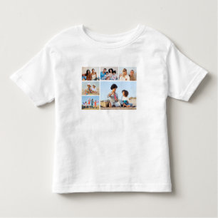 Camiseta Crie a sua própria colagem de 6 fotos