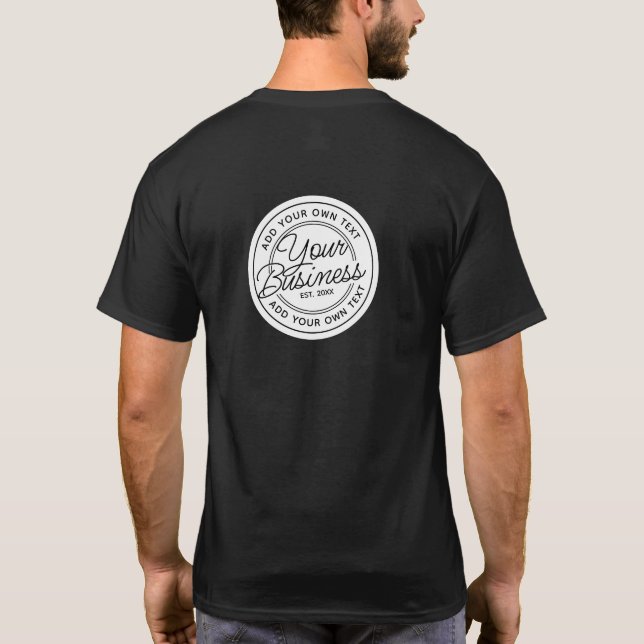 Camiseta Crie a sua própria empresa (Verso)