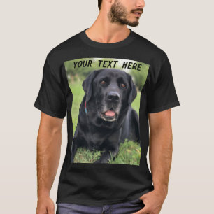 Camiseta Crie a sua própria imagem Pet Photo Animal Dog