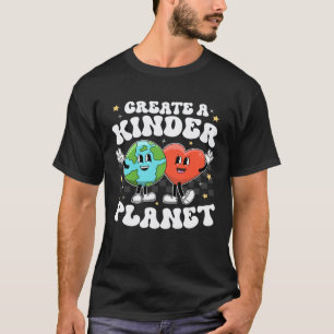 Camiseta Crie o Dia da Unidade do Professor do Planeta Kind