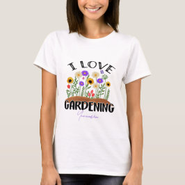 Camiseta Crie O Seu Eu Adoro Jardinagem