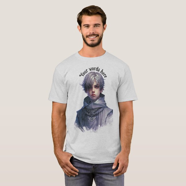 Camiseta Crie o seu príncipe roxo (Frente Completa)