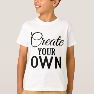 Camiseta Crie o Seu Próprio