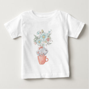 Camiseta Crie o seu próprio balão de elefante corajoso