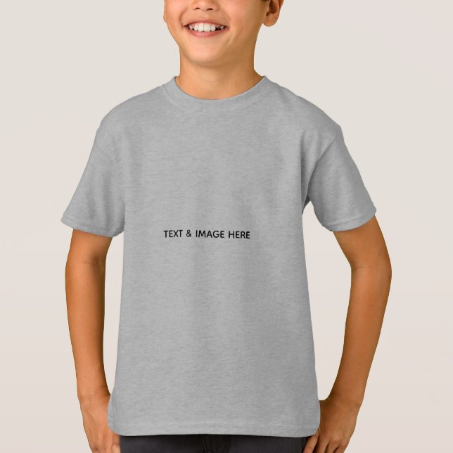 Camiseta Crie o seu próprio branco (Frente)