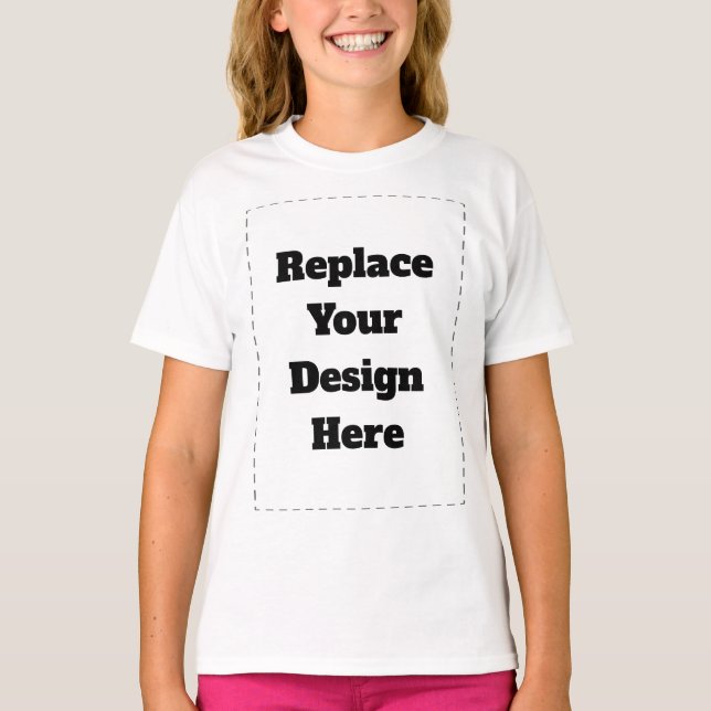 Camiseta Crie o seu próprio branco  (Frente)