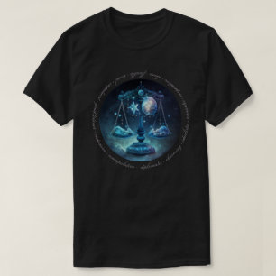 Camiseta Crie o seu próprio Celestial Libra Zodiac