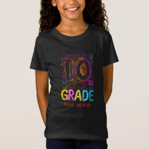 Camiseta Crie o seu próprio Colorido 10º Grader