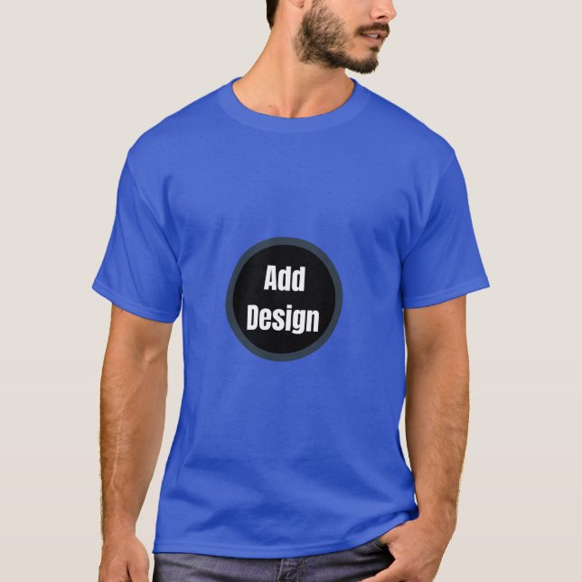 Camiseta Crie o seu próprio editável (Frente)