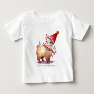Camiseta Crie os seus Papais noeis do Baby Llama