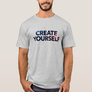 Camiseta Crie-se - Design de Tipografia Motivacional