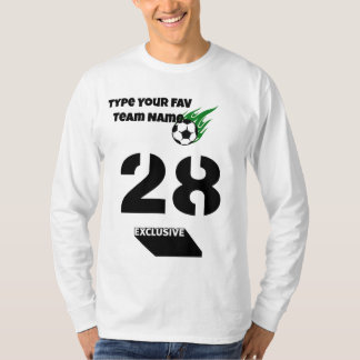 Camiseta Crie seu futebol Fav Team 28