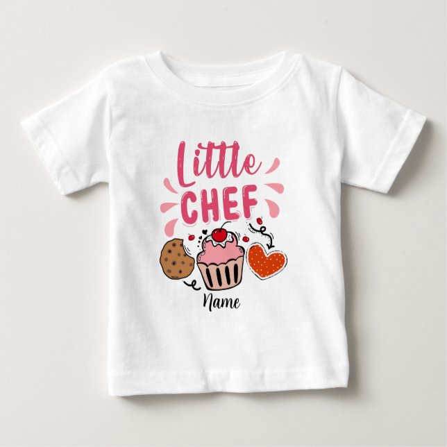 Camiseta Crie seu pequeno chef (Frente)