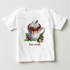 Camiseta Crie Seu Própriamente Chocolate Quente de Férias