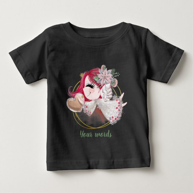Camiseta Crie seu próprio Anjo de Natal (Frente)