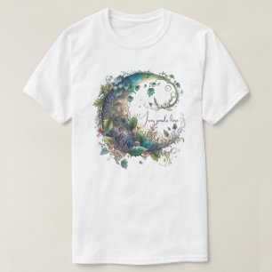 Camiseta Crie seu próprio Boho Wildflower Ivy Moon