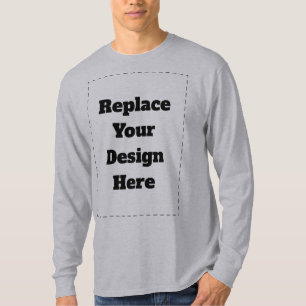 Camiseta Crie seu próprio branco