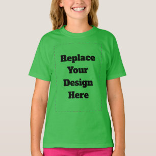 Camiseta Crie seu próprio branco
