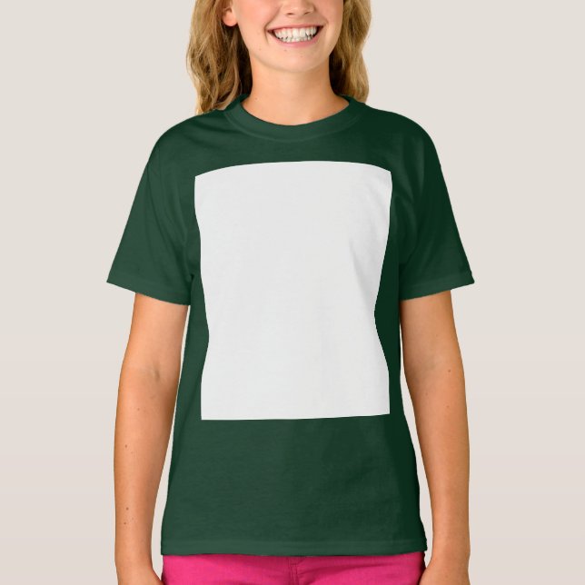 Camiseta Crie seu próprio branco personalizado  (Frente)