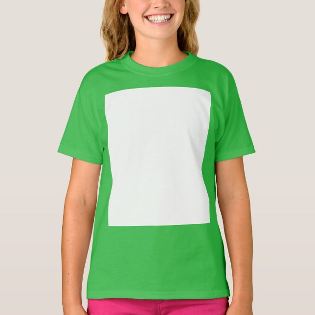 Camiseta Crie seu próprio branco personalizado  (Frente)