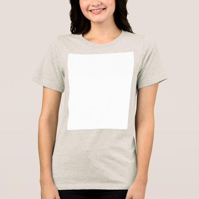 Camiseta Crie seu próprio branco personalizado  (Frente)