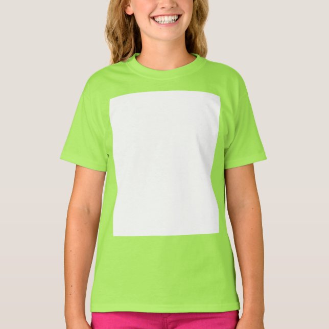 Camiseta Crie seu próprio branco personalizado  (Frente)