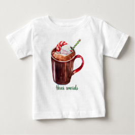 Camiseta Crie seu próprio cacau quente de férias