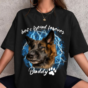Camiseta crie seu próprio cachorro animal foto personalizad