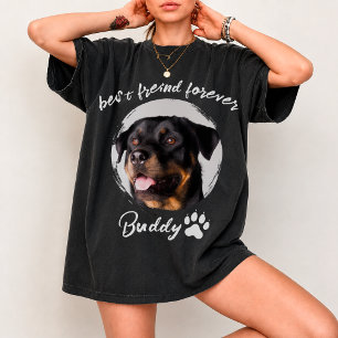Camiseta crie seu próprio cachorro animal foto personalizad