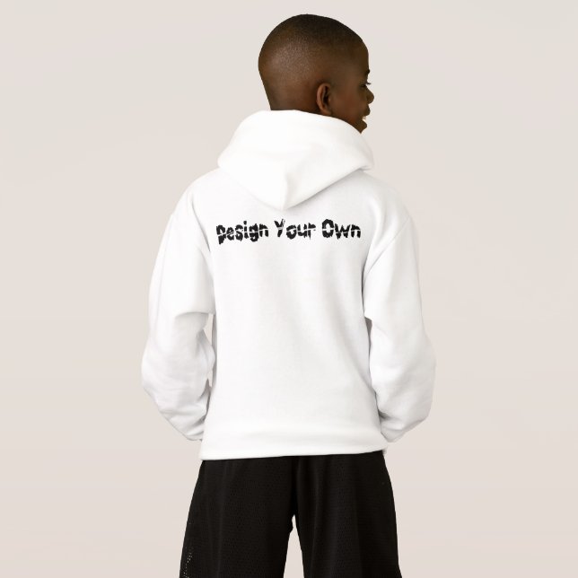 Camiseta Crie seu próprio capuz de moletom masculino (Parte Traseira Completa)